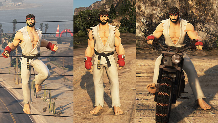 Ryu (Street Fighter) / GTA V Mod