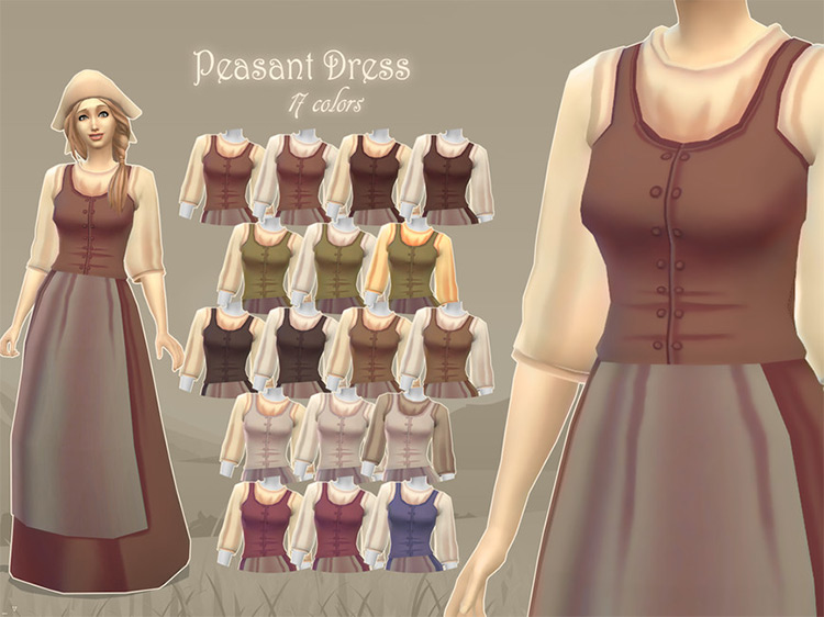 Sims 4 Peasant CC  Clothes   Clutter Packs    FandomSpot - 75