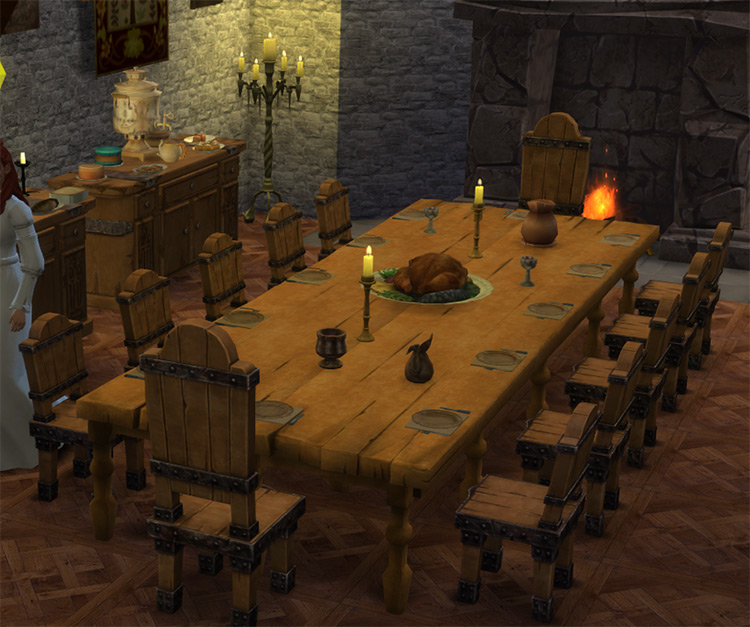 TSM Peasant Dining / Sims 4 CC