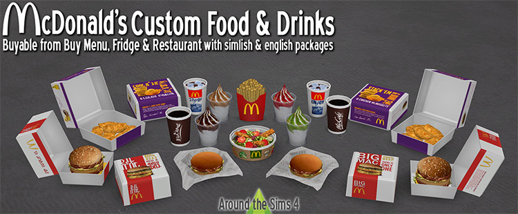 Sims 4 Junk Food   Fast Food  CC   Clutter    FandomSpot - 30