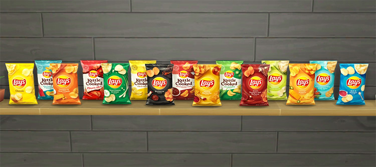 Lay’s Potato Chips / Sims 4 CC