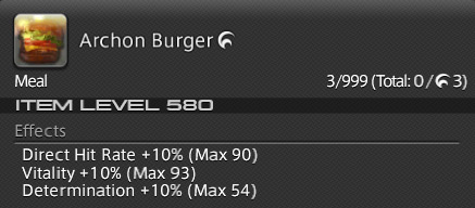 HQ Archon Burger / FFXIV