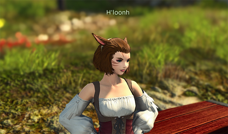H'loonh in Wineport / FFXIV
