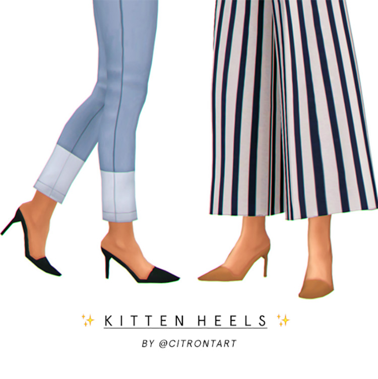 Sims 4 Kitten Heels CC  All Free To Download    FandomSpot - 97