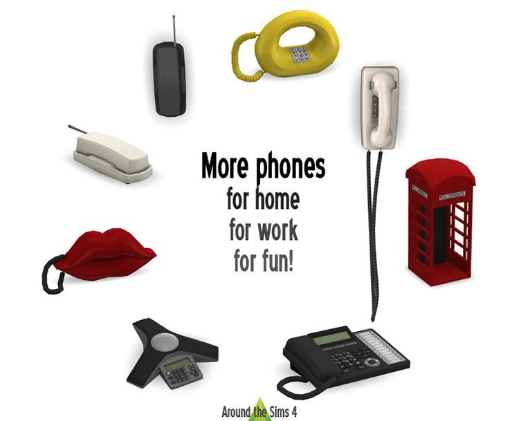 Home Phones / Sims 4 CC