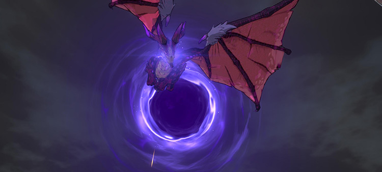 Dark-element Dragon (Kingdom Defense - Wave 10 Boss) / NNK:CW