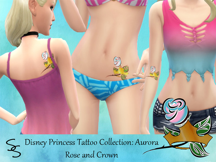 Disney Princess Tattoo Collection / Sims 4 CC