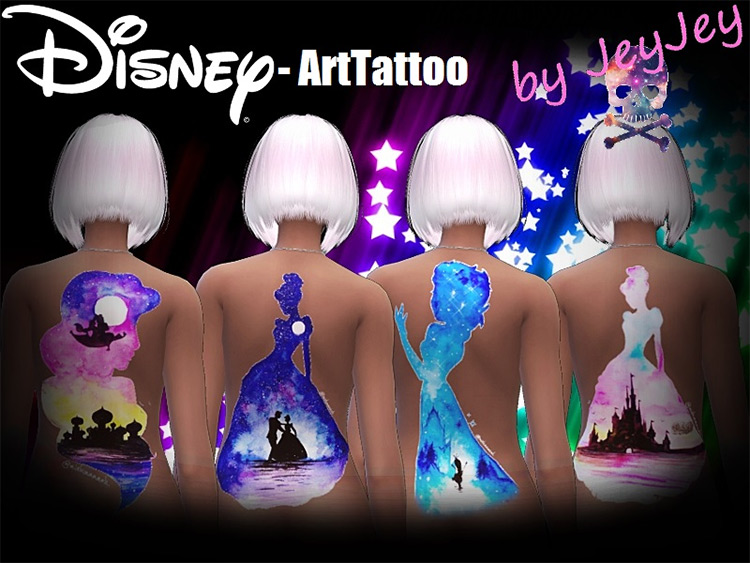 Tattoo Disney Art / Sims 4 CC