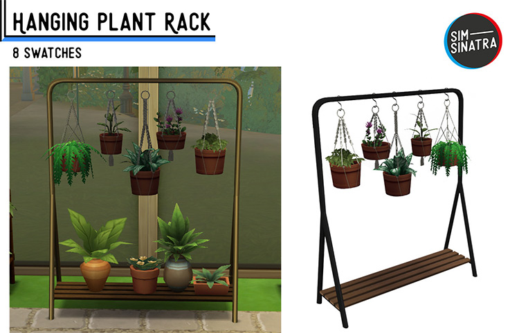 Hanging Plant Rack / Sims 4 CC