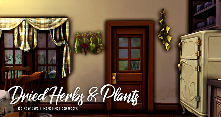 Dried Herbs & Plants / Sims 4 CC