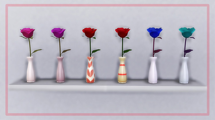 Single Rose / Sims 4 CC