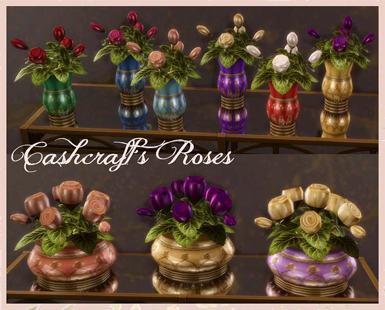 Cashcraft’s Roses / Sims 4 CC