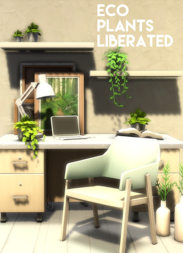 Eco Plants Liberated / Sims 4 CC