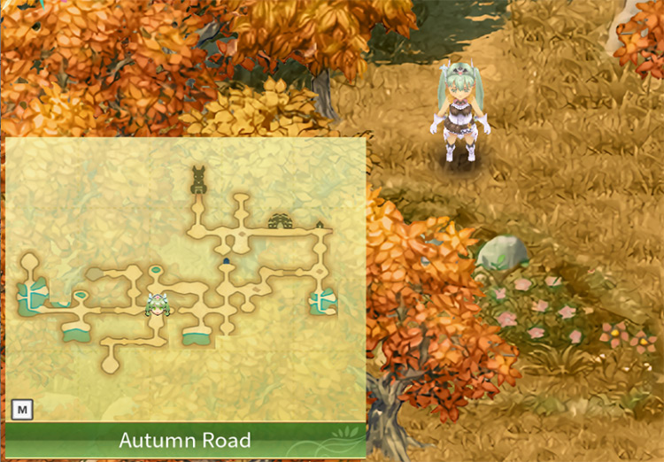 An area on Autumn Road with a hidden path / RF4