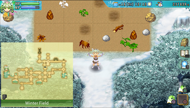 The Winter Field on the map / RF4