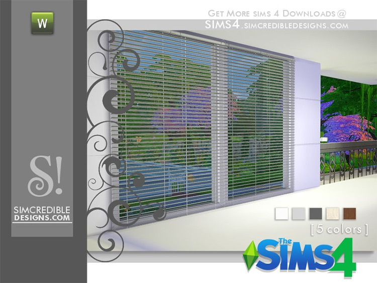 Finding Grace Blinds by SIMcredible! / TS4 CC