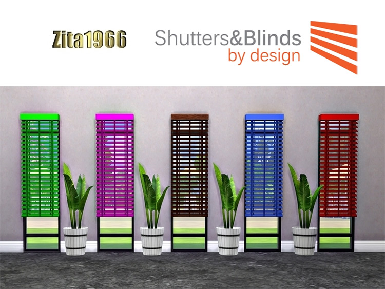 Window Blinds by ZitaRossouw / Sims 4 CC