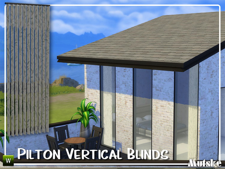 Pilton Vertical Blinds by mutske / TS4 CC