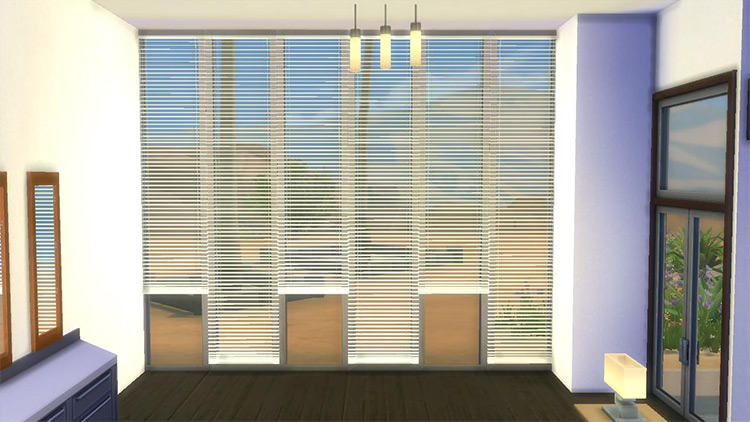 Horizontal Curtain Blinds by AdonisPluto / TS4 CC