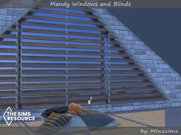 Mandy Windows and Blinds by Mincsims / Sims 4 CC