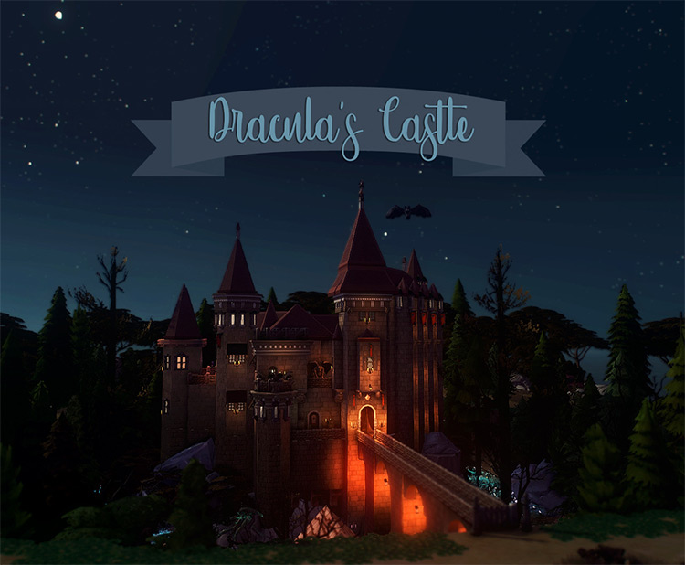 Dracula’s Corvin Castle / Sims 4 Lot