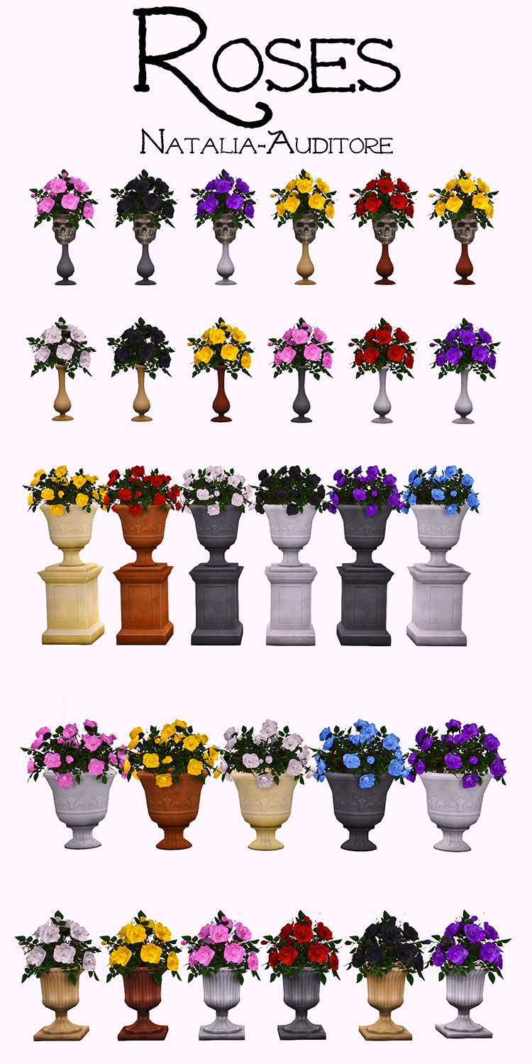 Roses / Sims 4 CC
