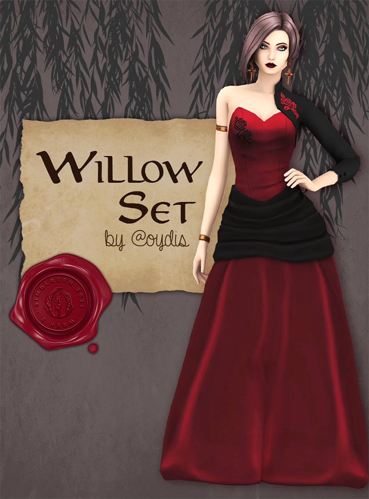 Willow Set / Sims 4 CC