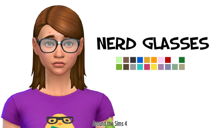 Nerd Glasses / TS4 CC