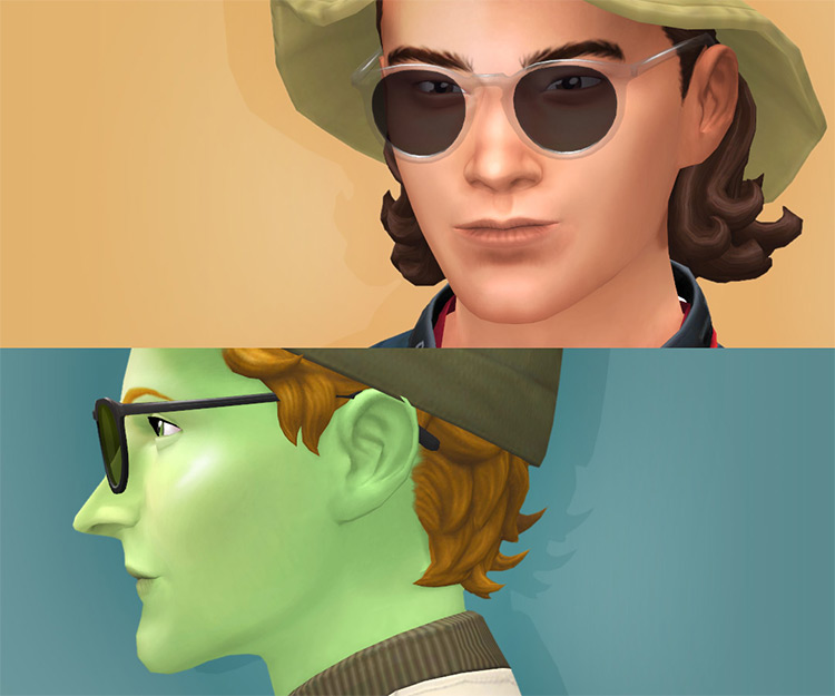 Bateman Glasses / Sims 4 CC