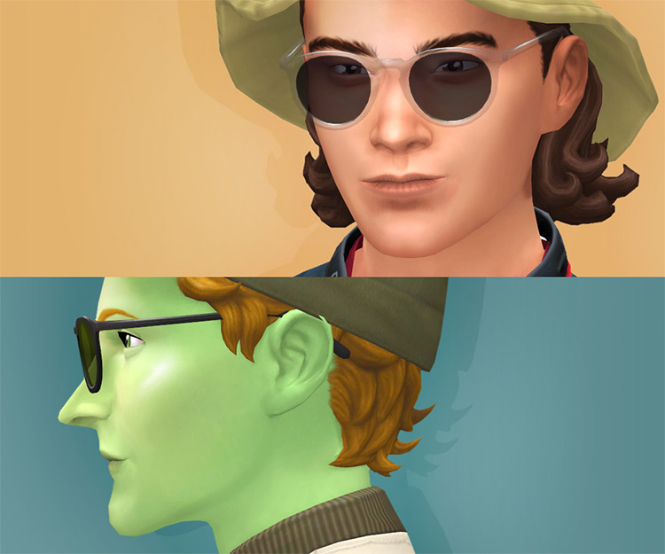 Sims 4 Maxis Match CC Glasses  All Free    FandomSpot - 14