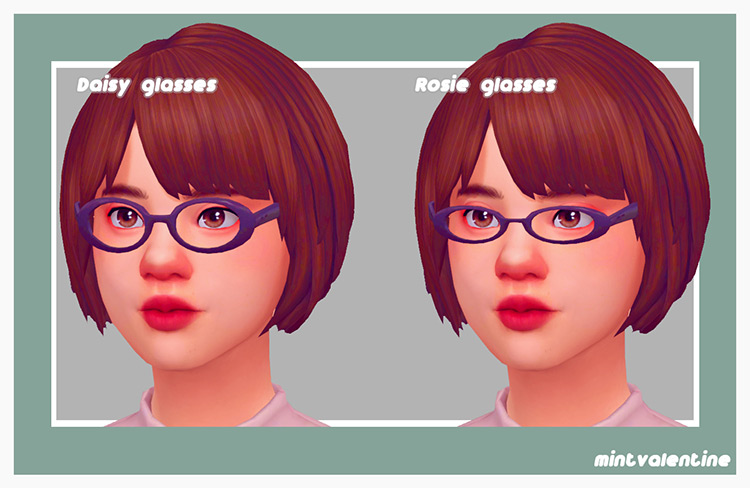 Sims 4 Maxis Match CC Glasses  All Free    FandomSpot - 13