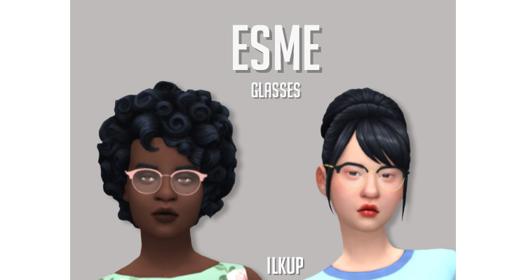 Esme Glasses / Sims 4 CC