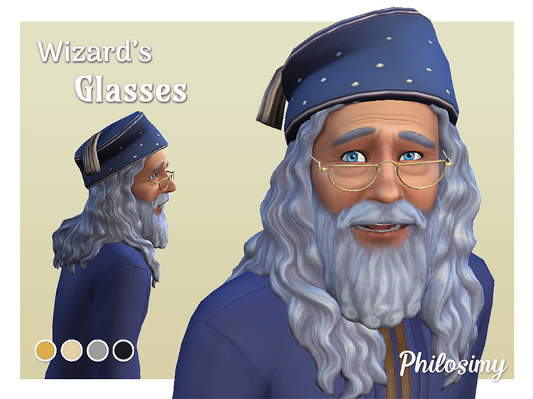 Dumbledore’s Half Moon Spectacles / TS4 CC