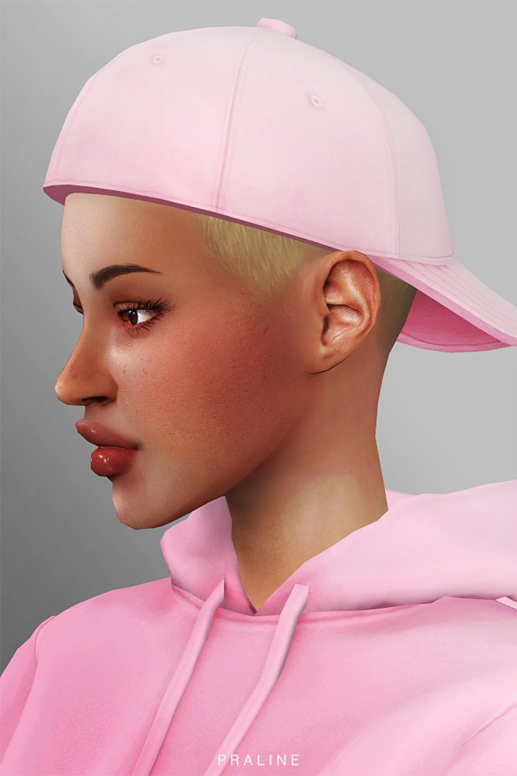 Louise hat with bunny ears for children at Joliebean - The Sims 4