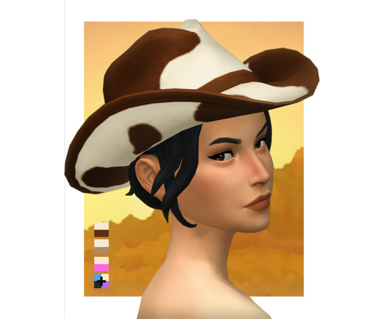 Quarrta’s Cowboy Hat Recolors / Sims 4 CC