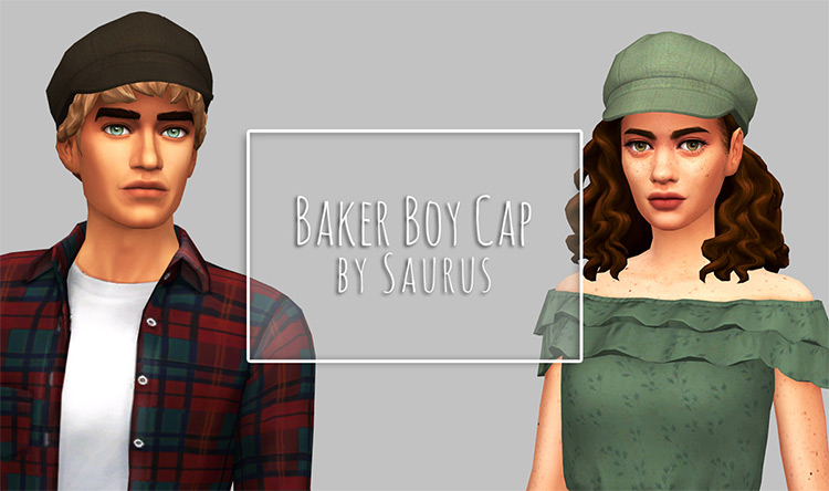 Baker Boy Cap / TS4 CC