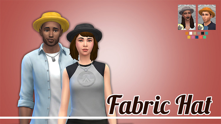 Fabric Hat / Sims 4 CC