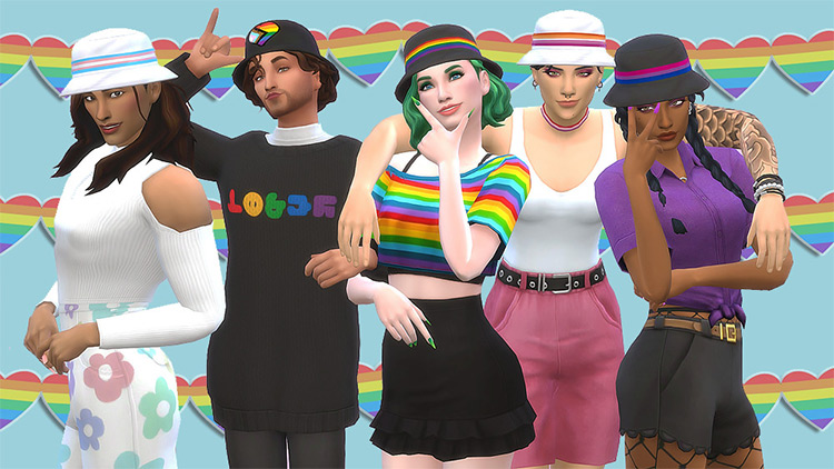 Sims 4 CC  50  Best Maxis Match Hats  Guys   Girls    FandomSpot - 33