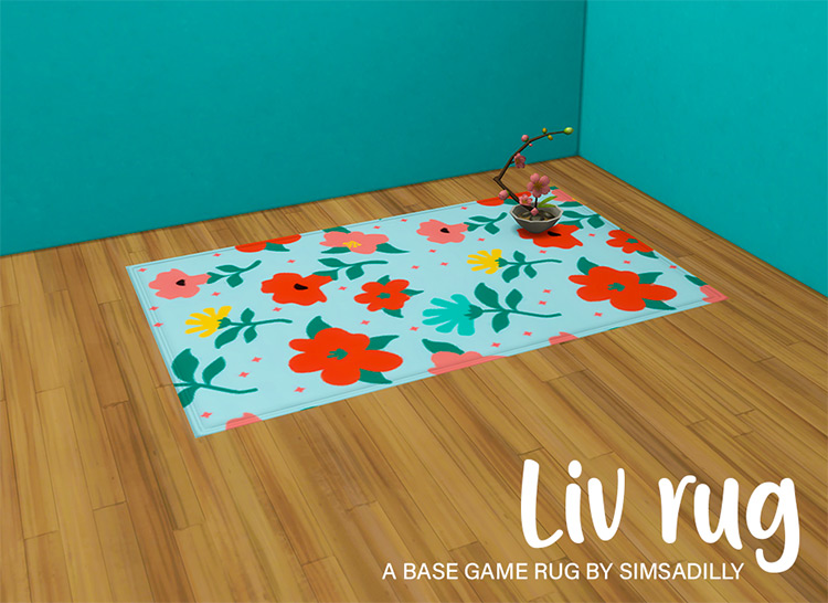 Sims 4 CC  Maxis Match Rugs For Any Room   FandomSpot - 25