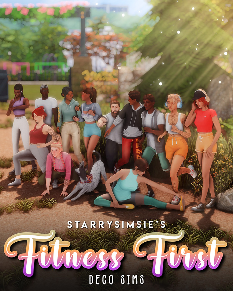 Fitness First Deco / Sims 4 CC