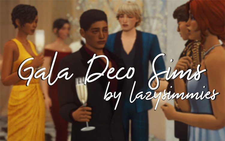 Gala Deco / Sims 4 CC