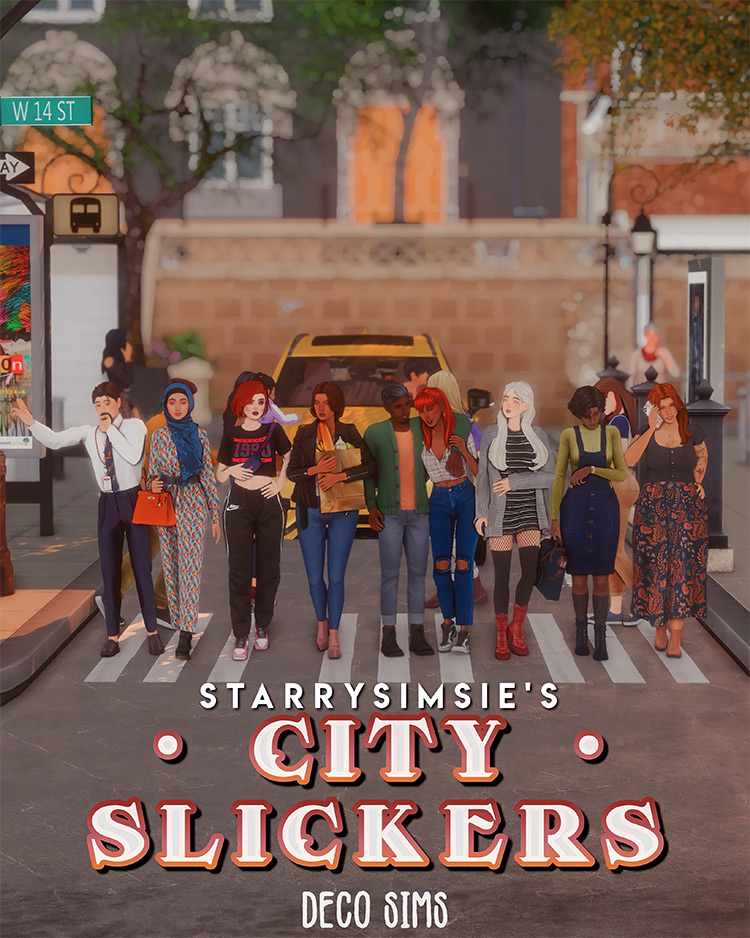 City Slickers Deco / Sims 4 CC