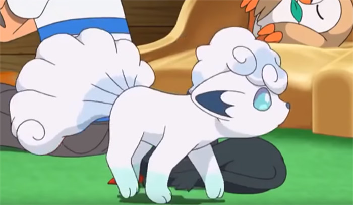 Alolan Vulpix anime