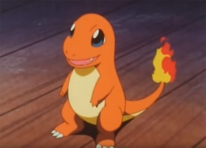 Charmander anime screen