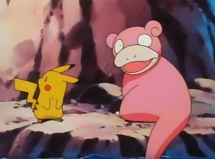 Slowpoke dipping tail in water