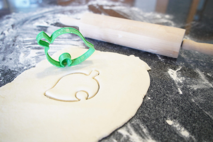 Handmade Animal Crossing leaf cookie cutter