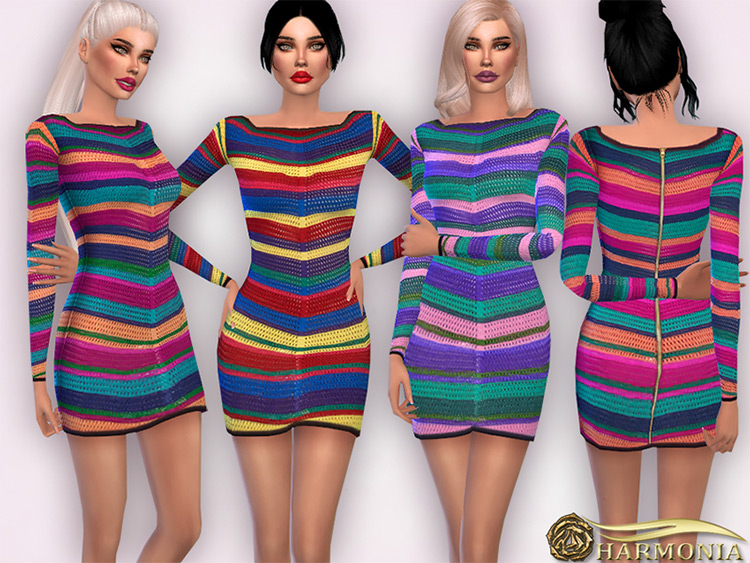 Best Sims 4 Sweater Dress CC You Can Download  All Free    FandomSpot - 28