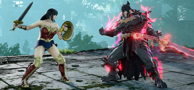 Batman vs Wonder Woman - Soulcalibur 6 modded screenshot