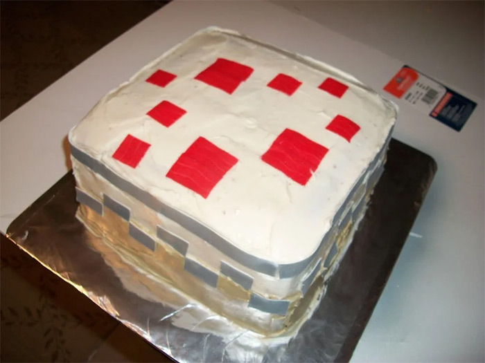 diy minecraft cake
