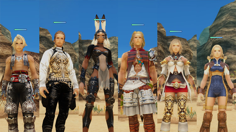 Enhanced Clothing Final Fantasy XII The Zodiac Age mod.